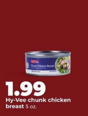 Hy-Vee chunk chicken breast
