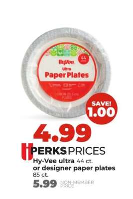 Hy-Vee ultra paper plates