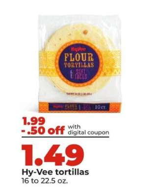 Hy-Vee Tortillas
