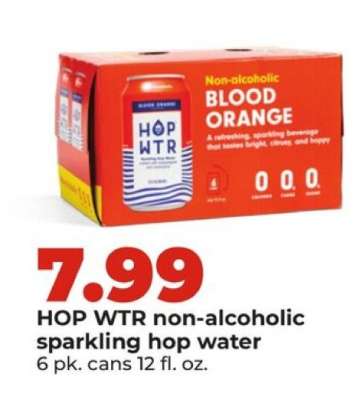 HOP WTR non-alcoholic sparkling hop water