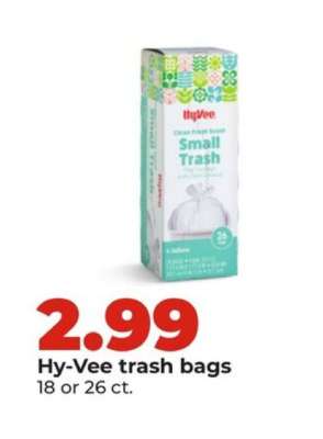 Hy-Vee trash bags