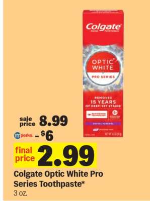 Colgate Optic White Pro Series Toothpaste