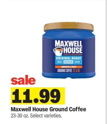 Maxwell House Ground Coffee*