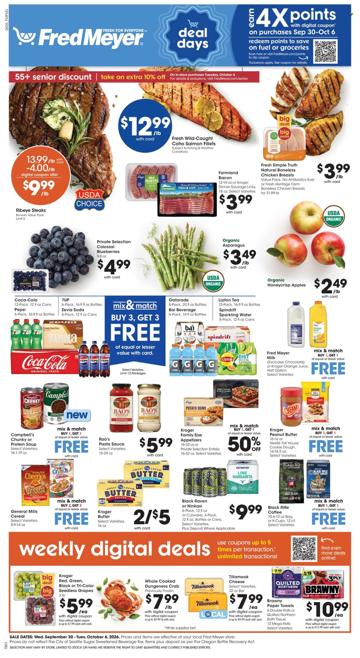 Fred Meyer ad - 09/30/2026 - 10/06/2026. Page 1