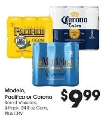 Modelo, Pacifico or Corona