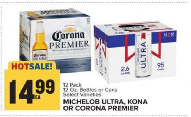 MICHELOB ULTRA, KONA OR CORONA PREMIER