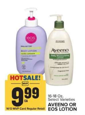 AVEENO OR EOS LOTION