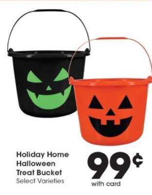 Holiday Home Halloween Treat Bucket