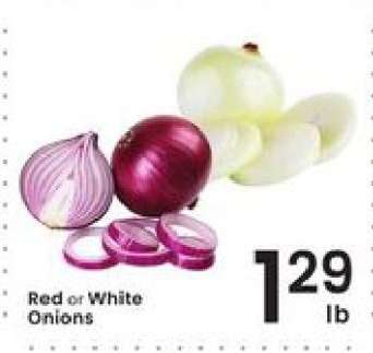 Red or White Onions