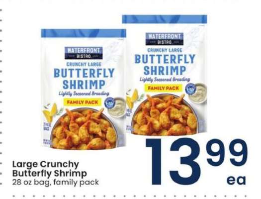 Large Crunchy Butterfly Shrimp