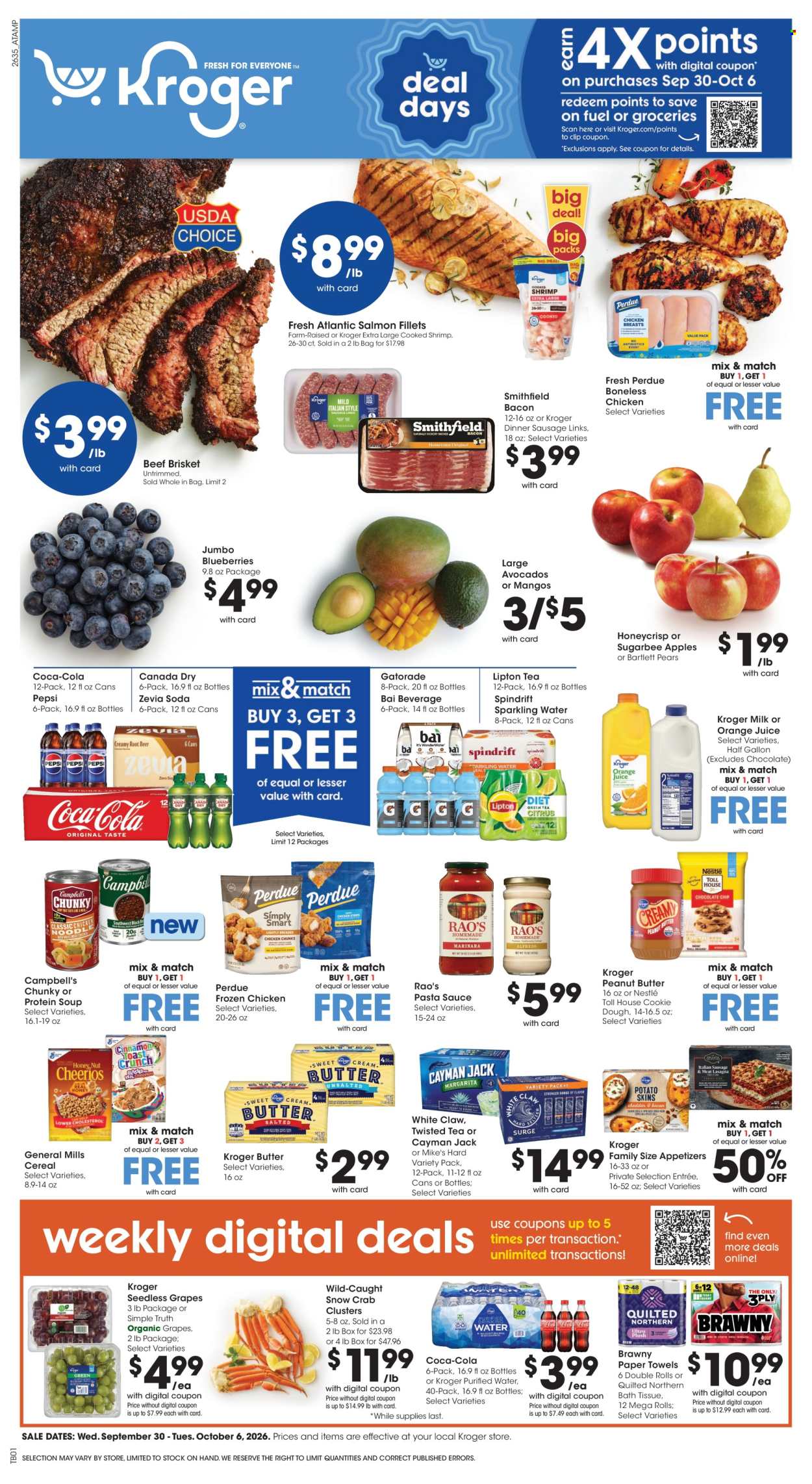 Kroger ad - 09/30/2026 - 10/06/2026. Page 1