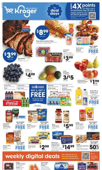 Kroger Flyer - 09/30/2026 - 10/06/2026.