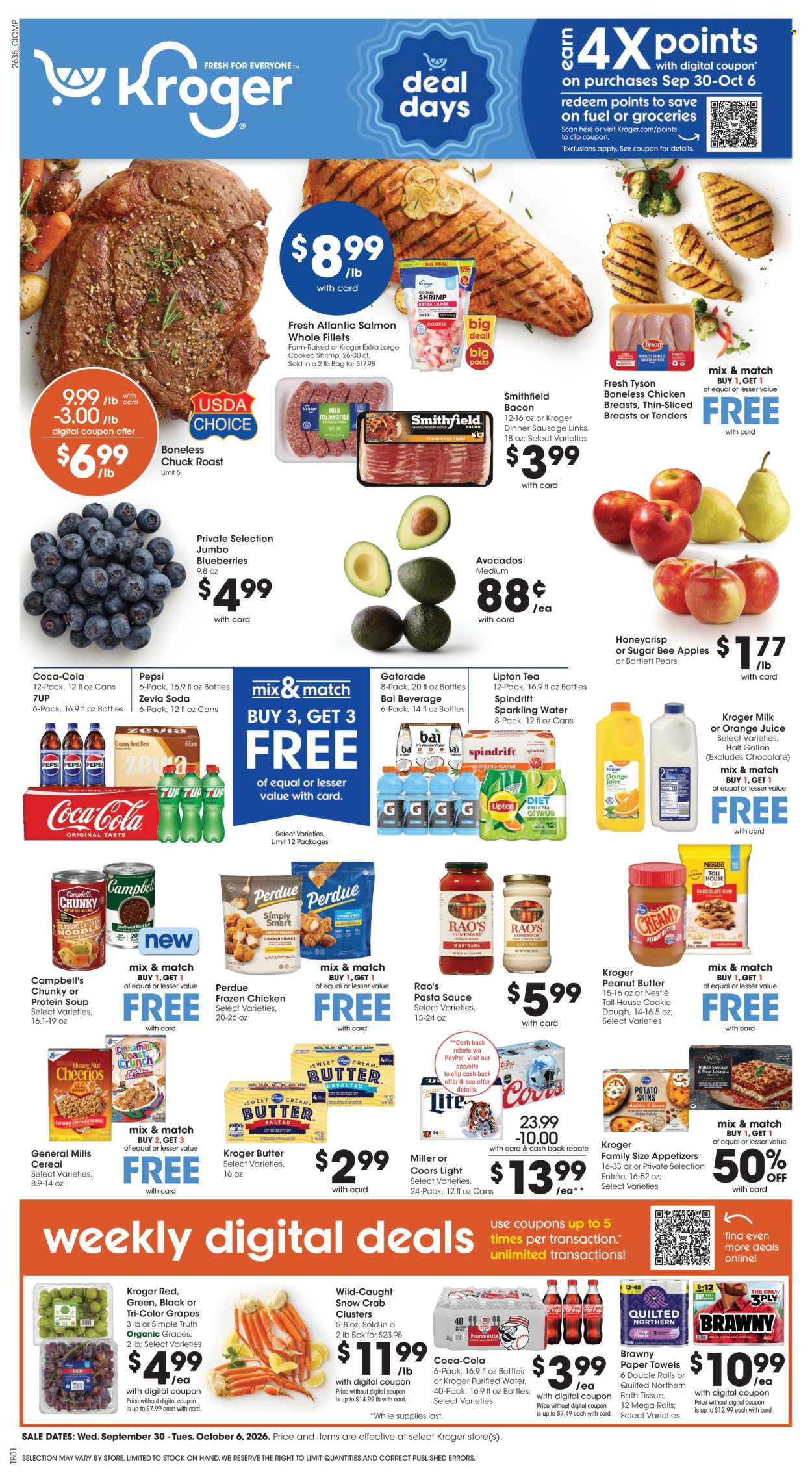 Kroger ad - 09/30/2026 - 10/06/2026. Page 1