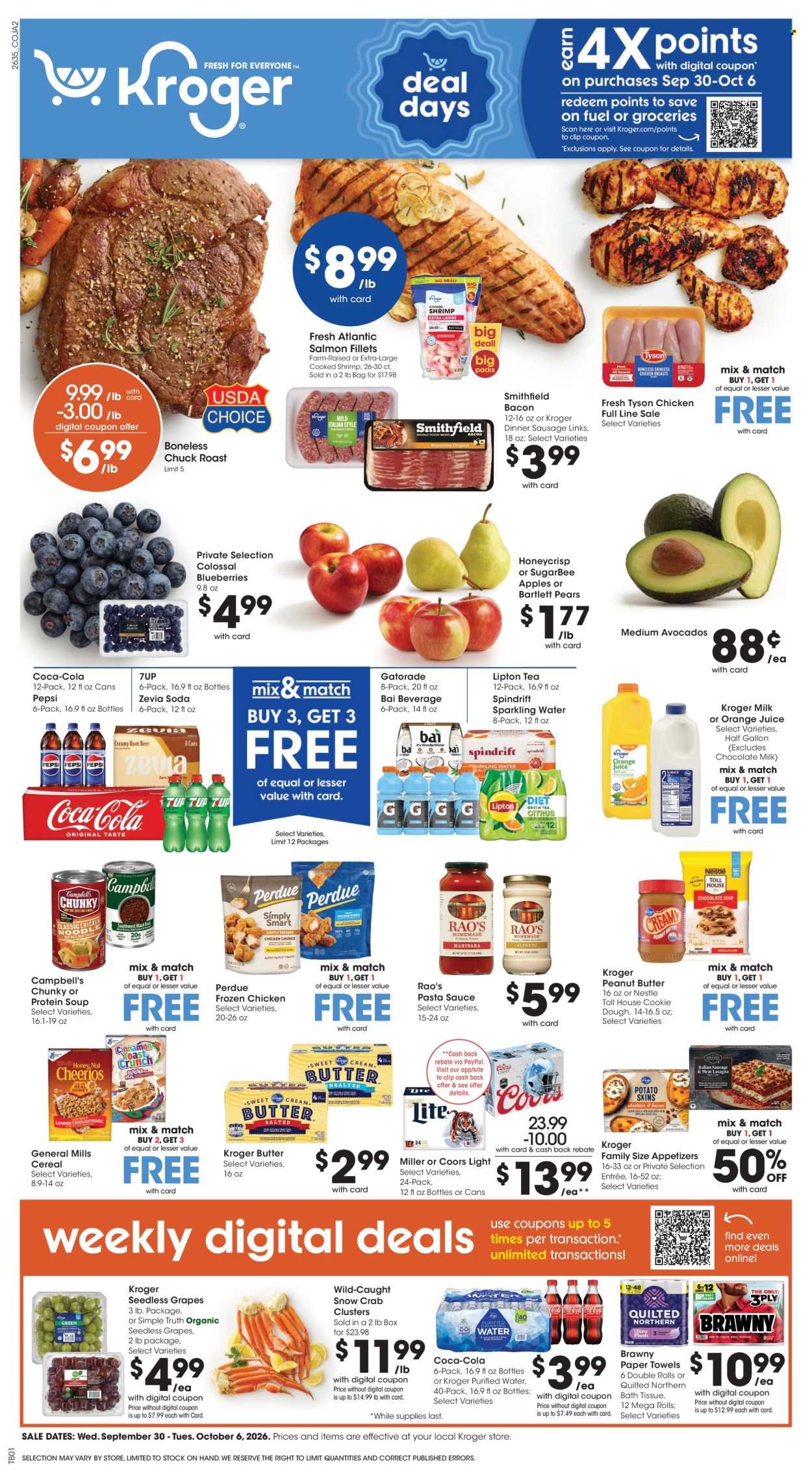 Kroger ad - 09/30/2026 - 10/06/2026. Page 1