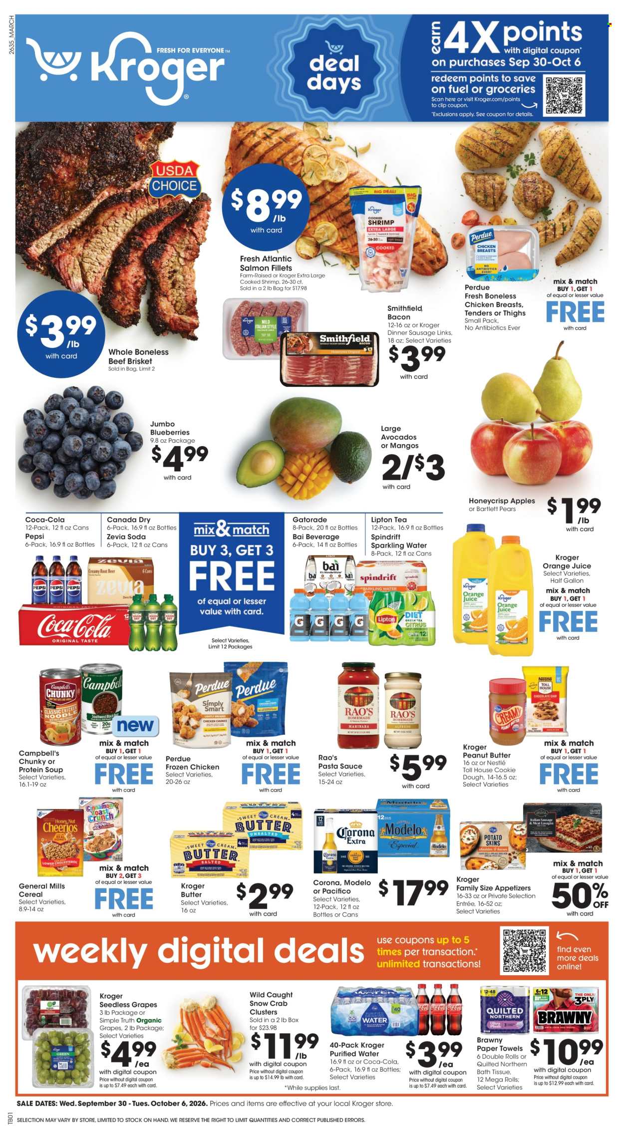 Kroger ad - 09/30/2026 - 10/06/2026. Page 1