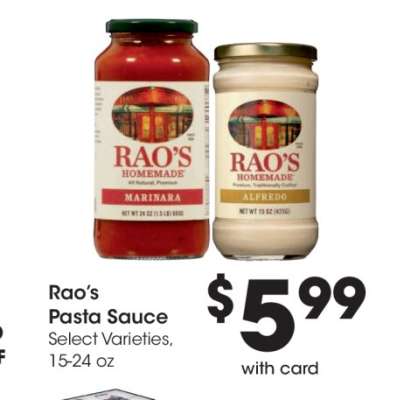 Rao's Pasta Sauce