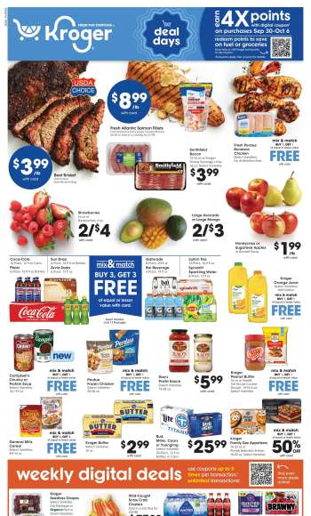 Kroger Flyer - 09/30/2026 - 10/06/2026.