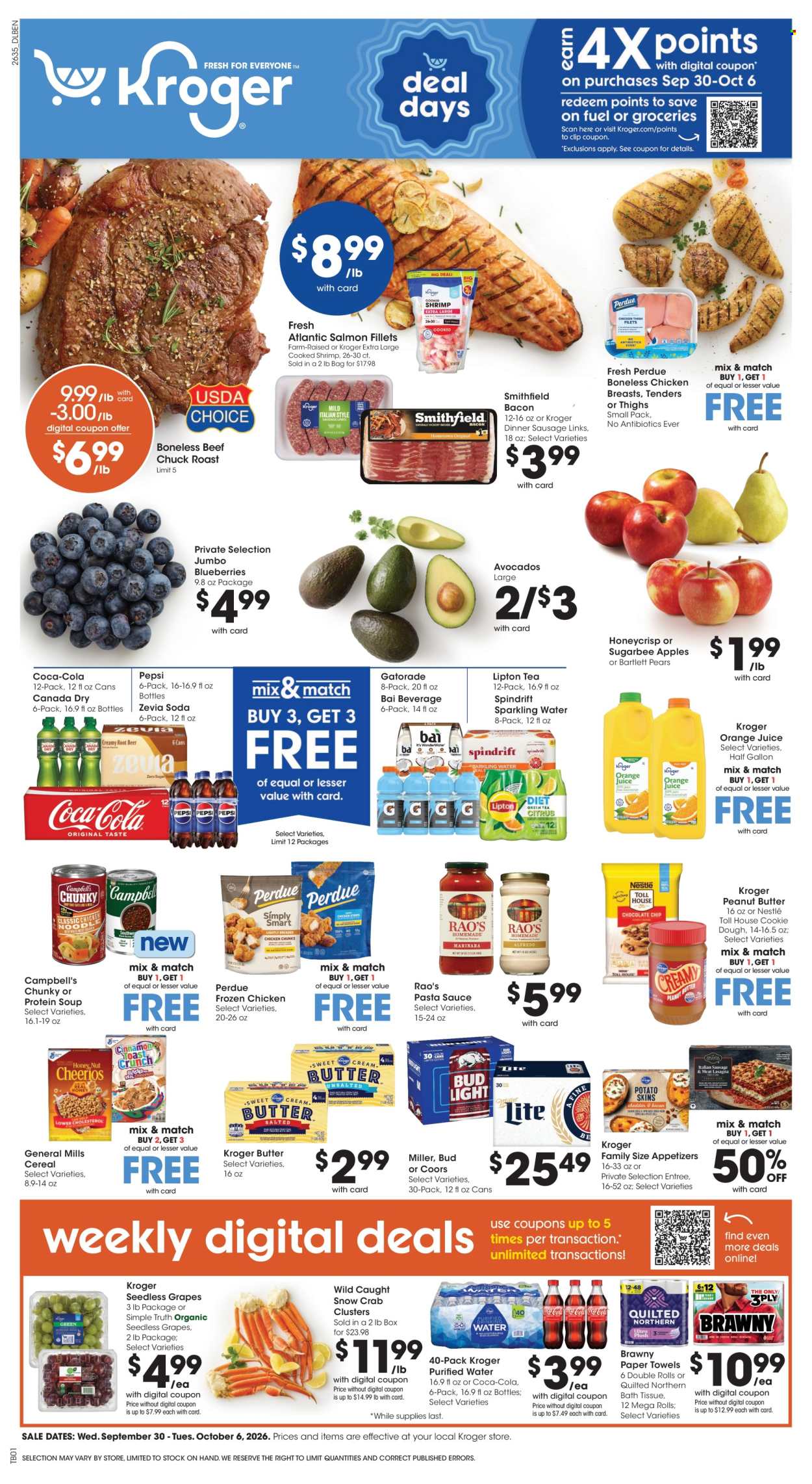Kroger ad - 09/30/2026 - 10/06/2026. Page 1