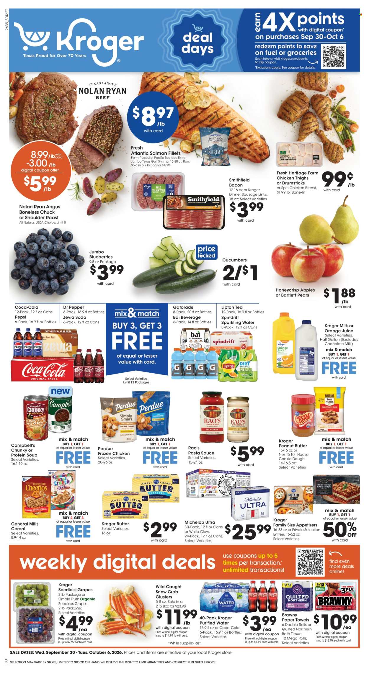 Kroger ad - 09/30/2026 - 10/06/2026. Page 1