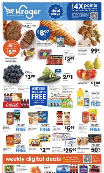 Kroger Flyer - 09/30/2026 - 10/06/2026.