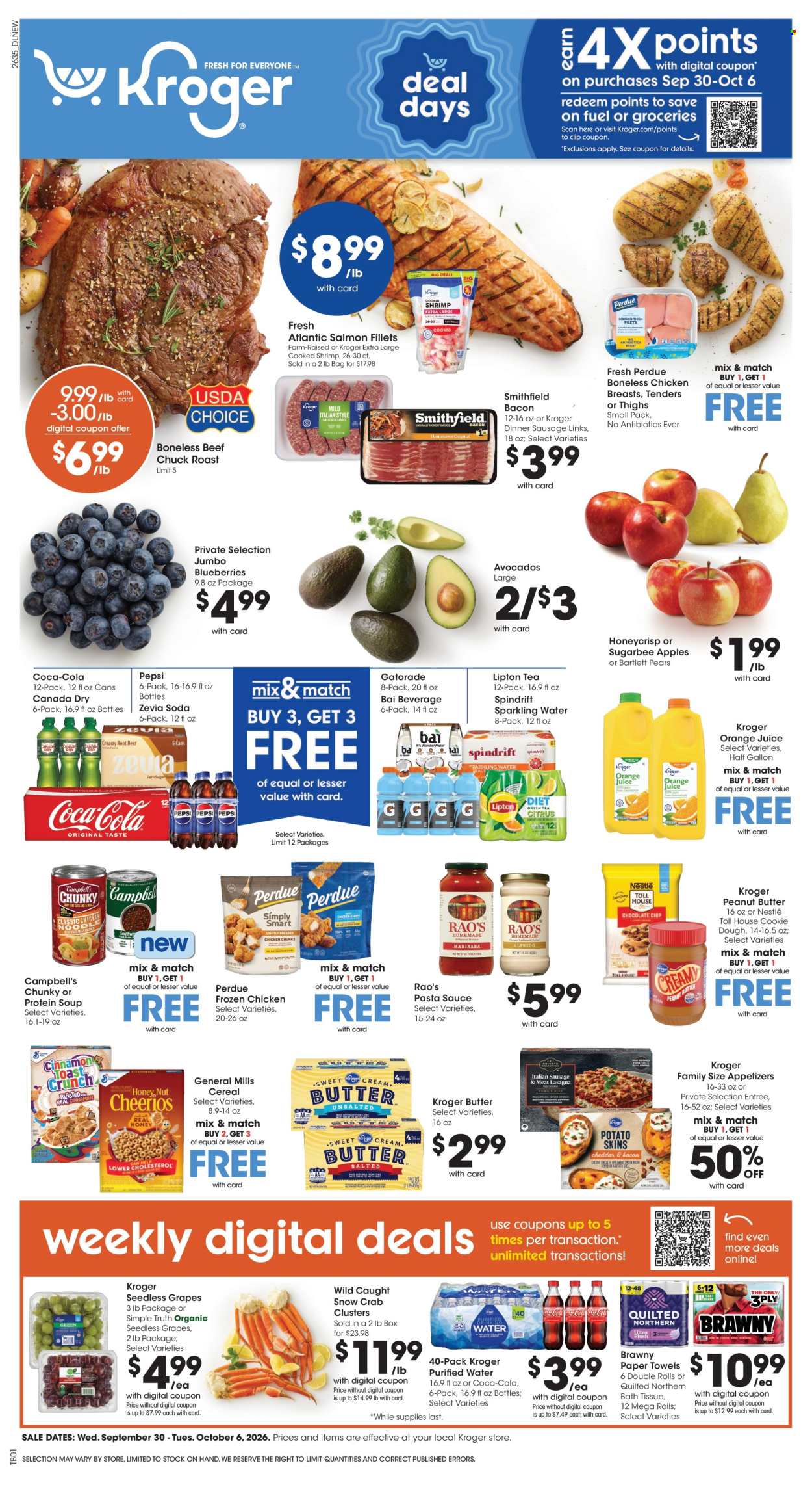 Kroger ad - 09/30/2026 - 10/06/2026. Page 1
