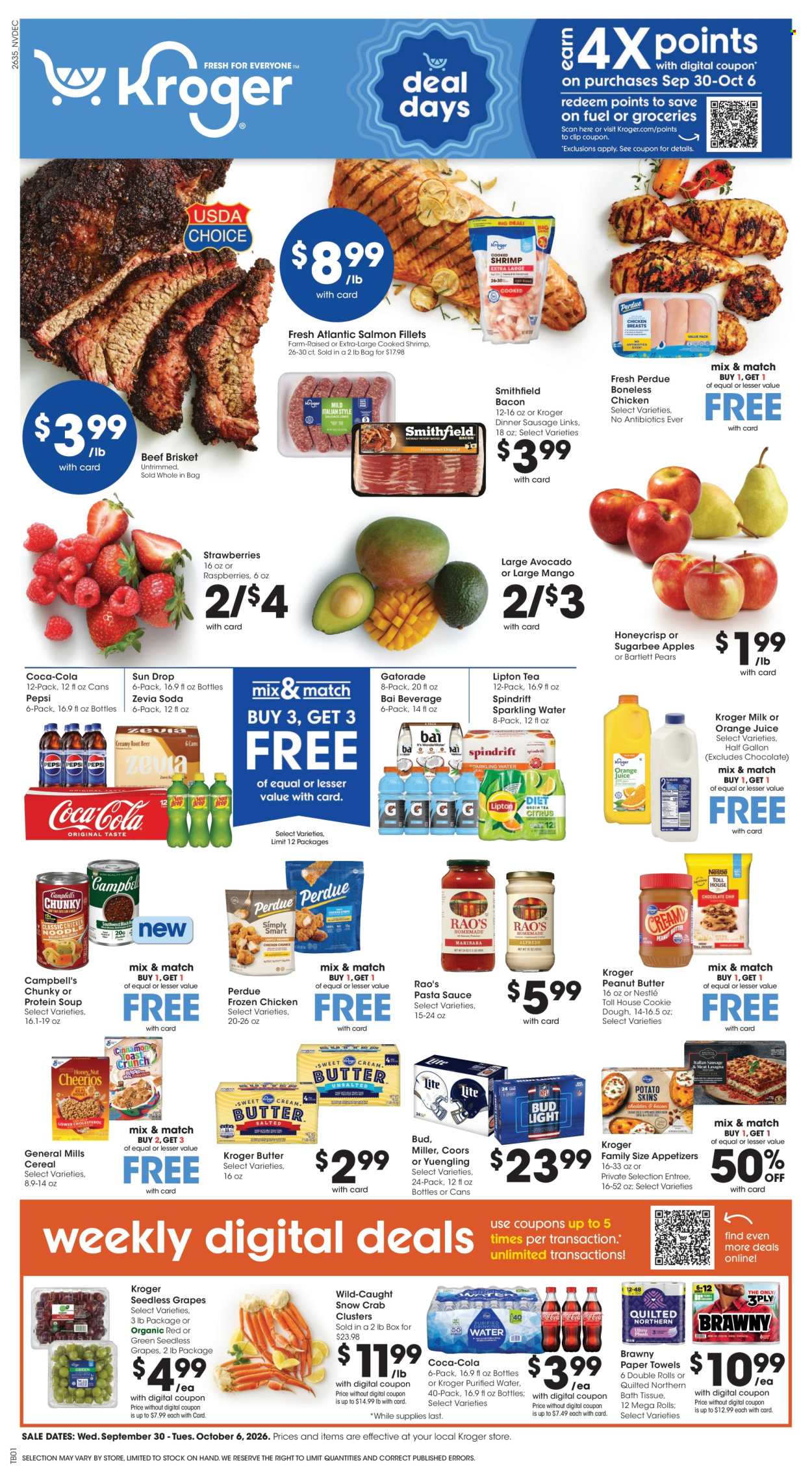 Kroger ad - 09/30/2026 - 10/06/2026. Page 1