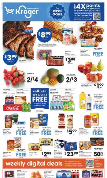 Kroger Flyer - 09/30/2026 - 10/06/2026.