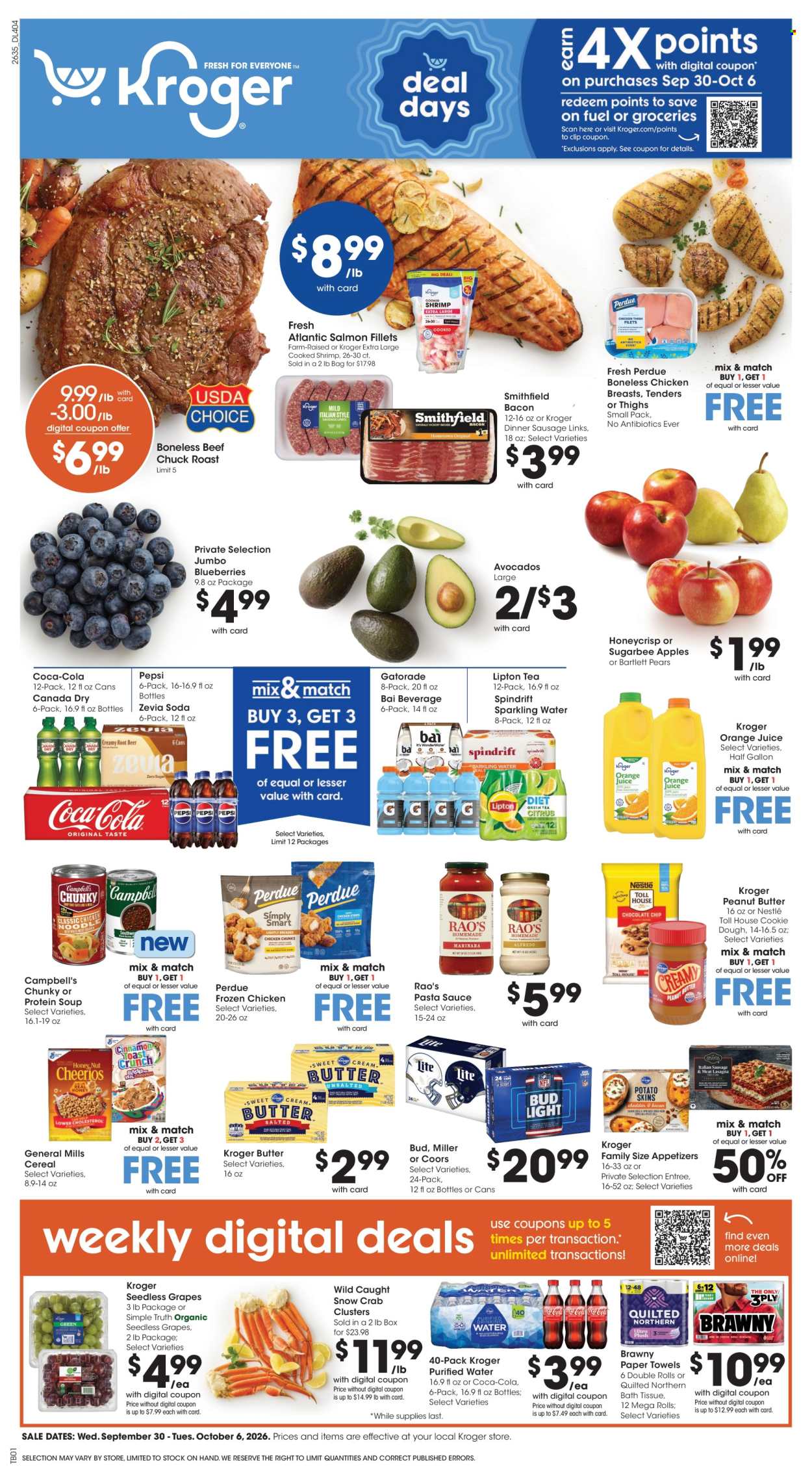 Kroger ad - 09/30/2026 - 10/06/2026. Page 1