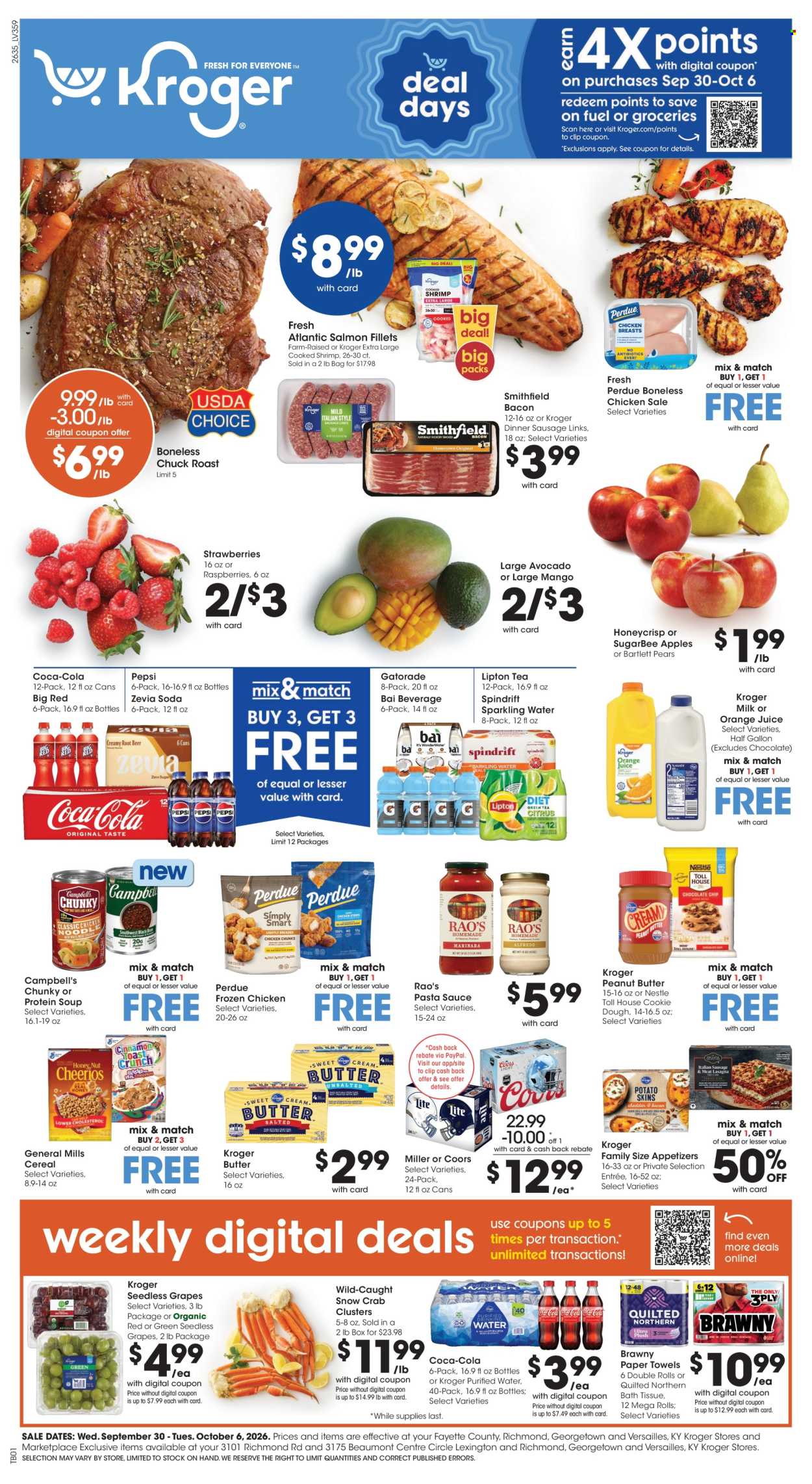 Kroger ad - 09/30/2026 - 10/06/2026. Page 1