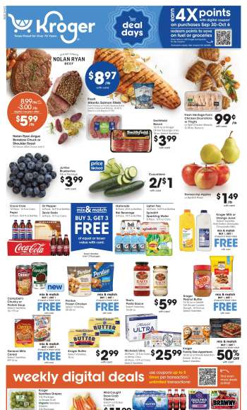 Kroger Flyer - 09/30/2026 - 10/06/2026.
