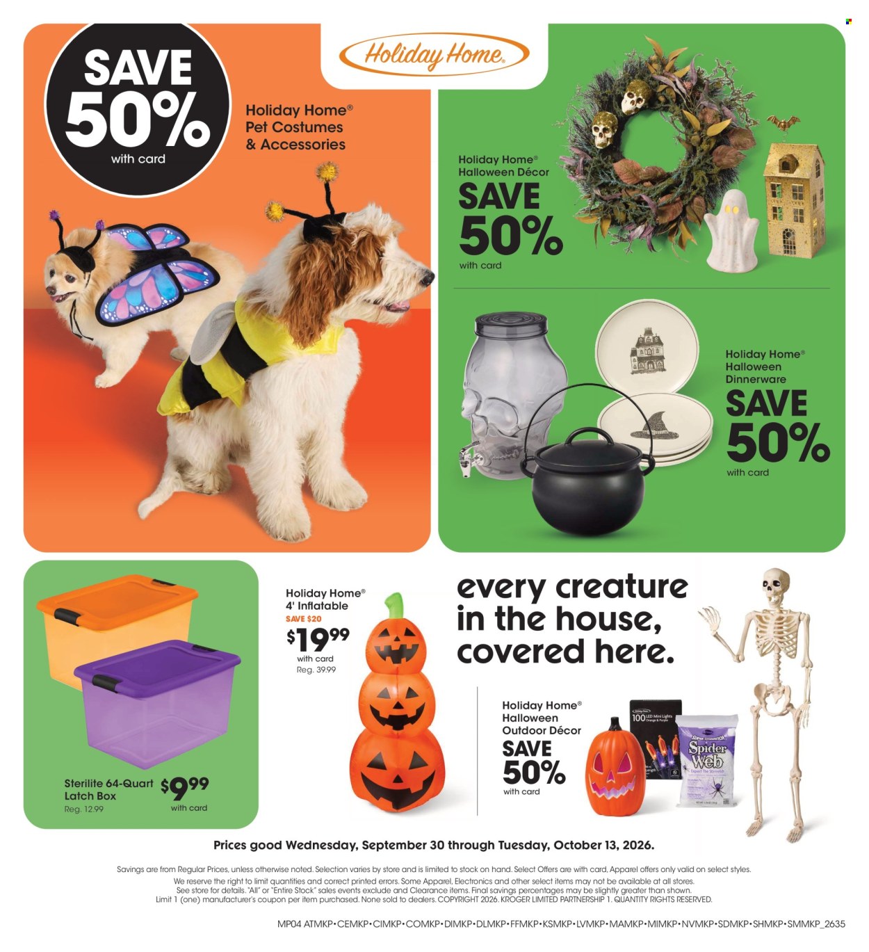 Kroger ad - 09/30/2026 - 10/13/2026. Page 4