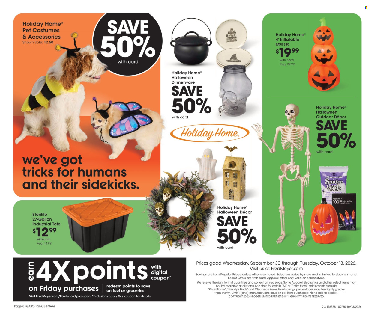 Fred Meyer ad - 09/30/2026 - 10/13/2026. Page 8
