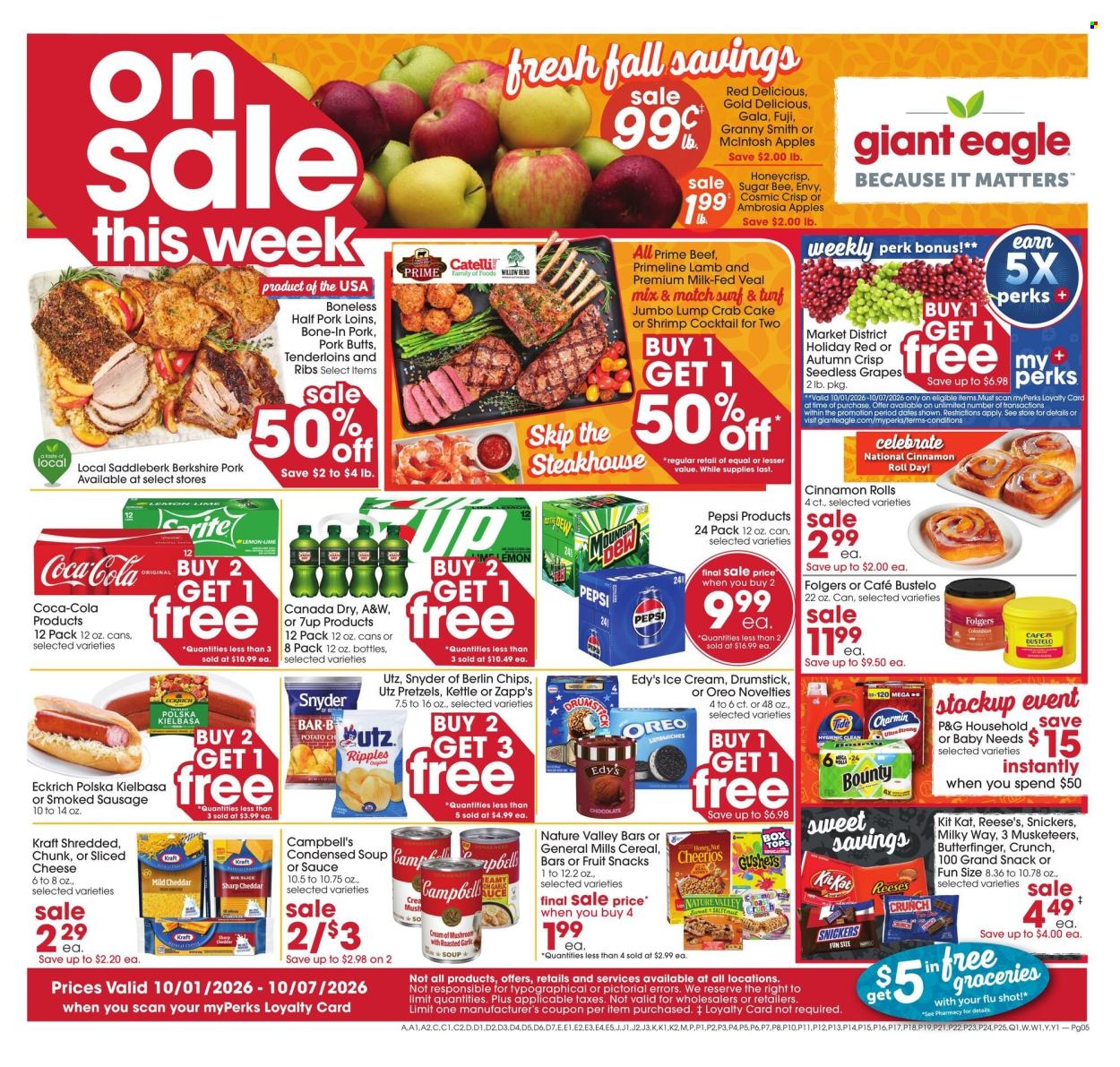 Giant Eagle ad - 10/01/2026 - 10/07/2026. Page 1