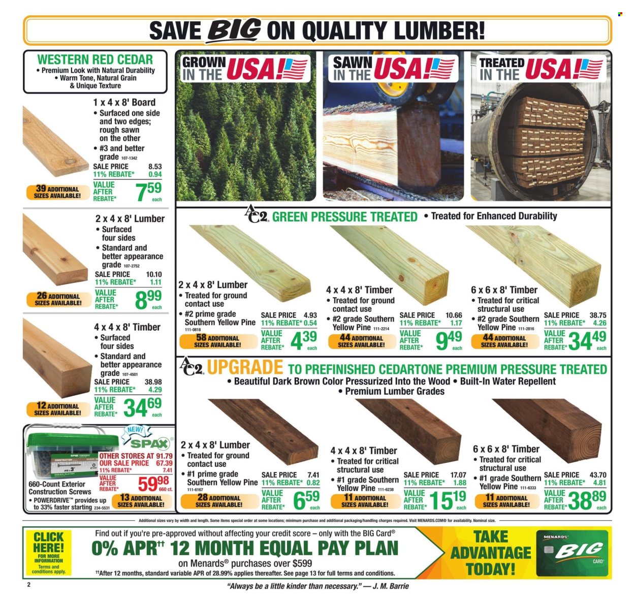 Menards ad - 10/01/2026 - 10/11/2026. Page 3