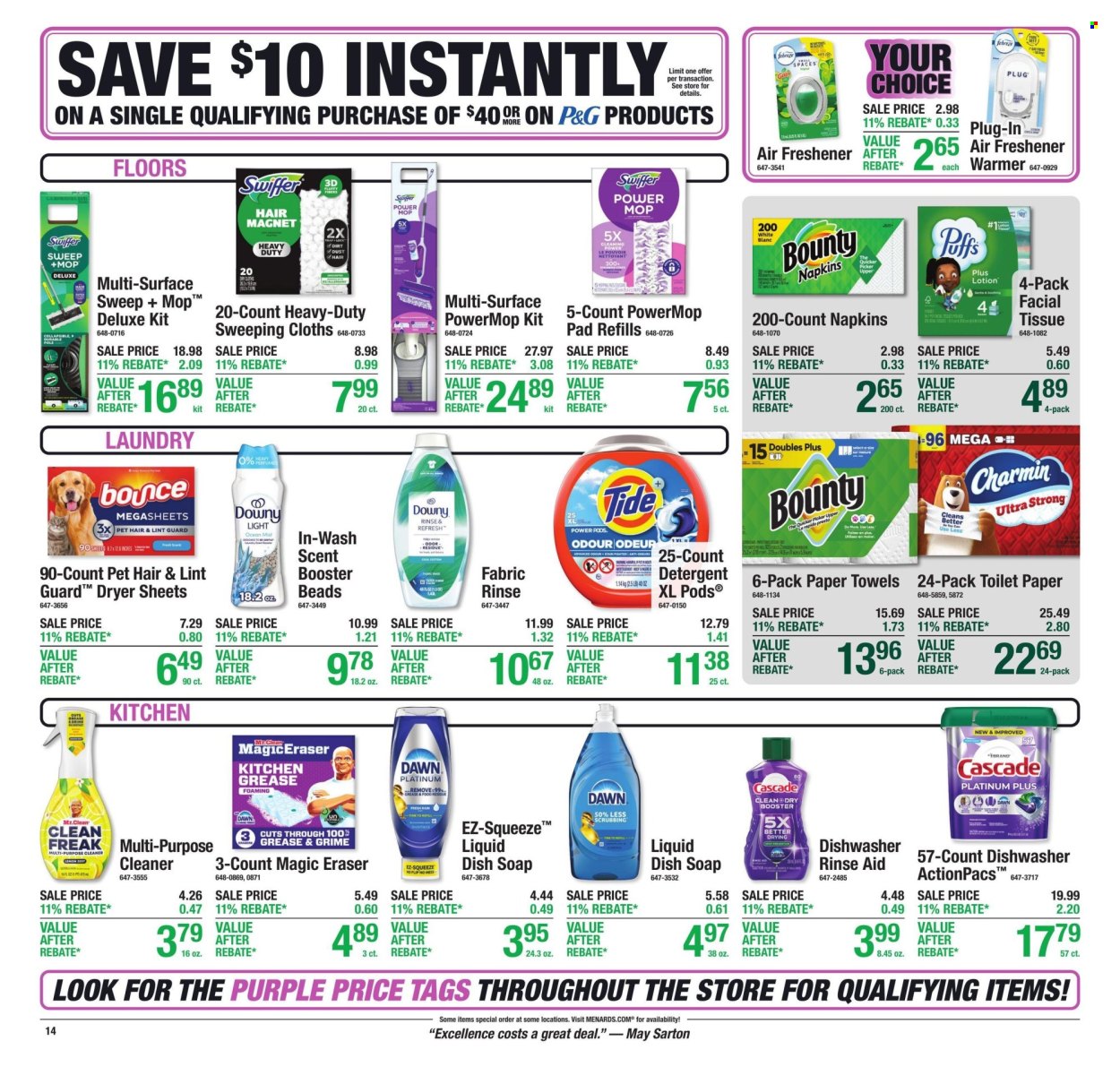 Menards ad - 10/01/2026 - 10/11/2026. Page 20