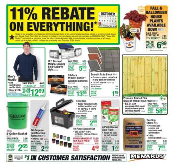 Menards Flyer - 10/01/2026 - 10/11/2026.