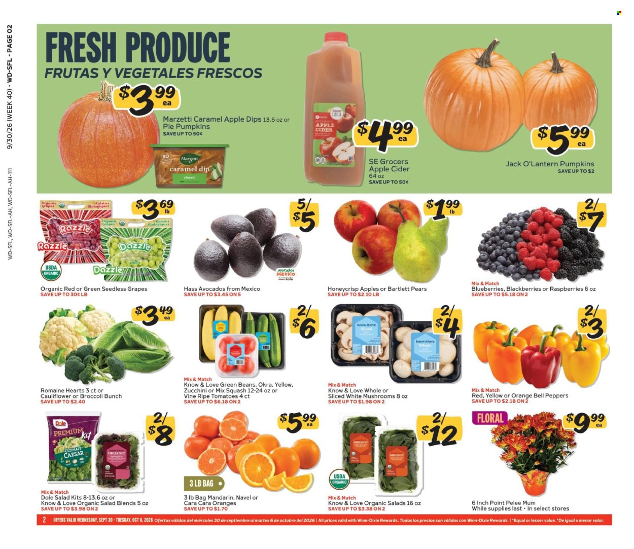 Winn Dixie ad - 09/30/2026 - 10/06/2026. Page 2