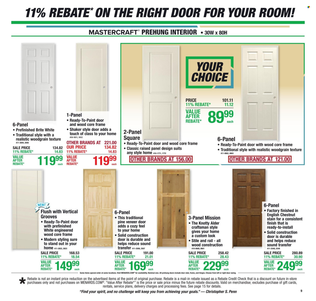Menards ad - 10/01/2026 - 10/11/2026. Page 13
