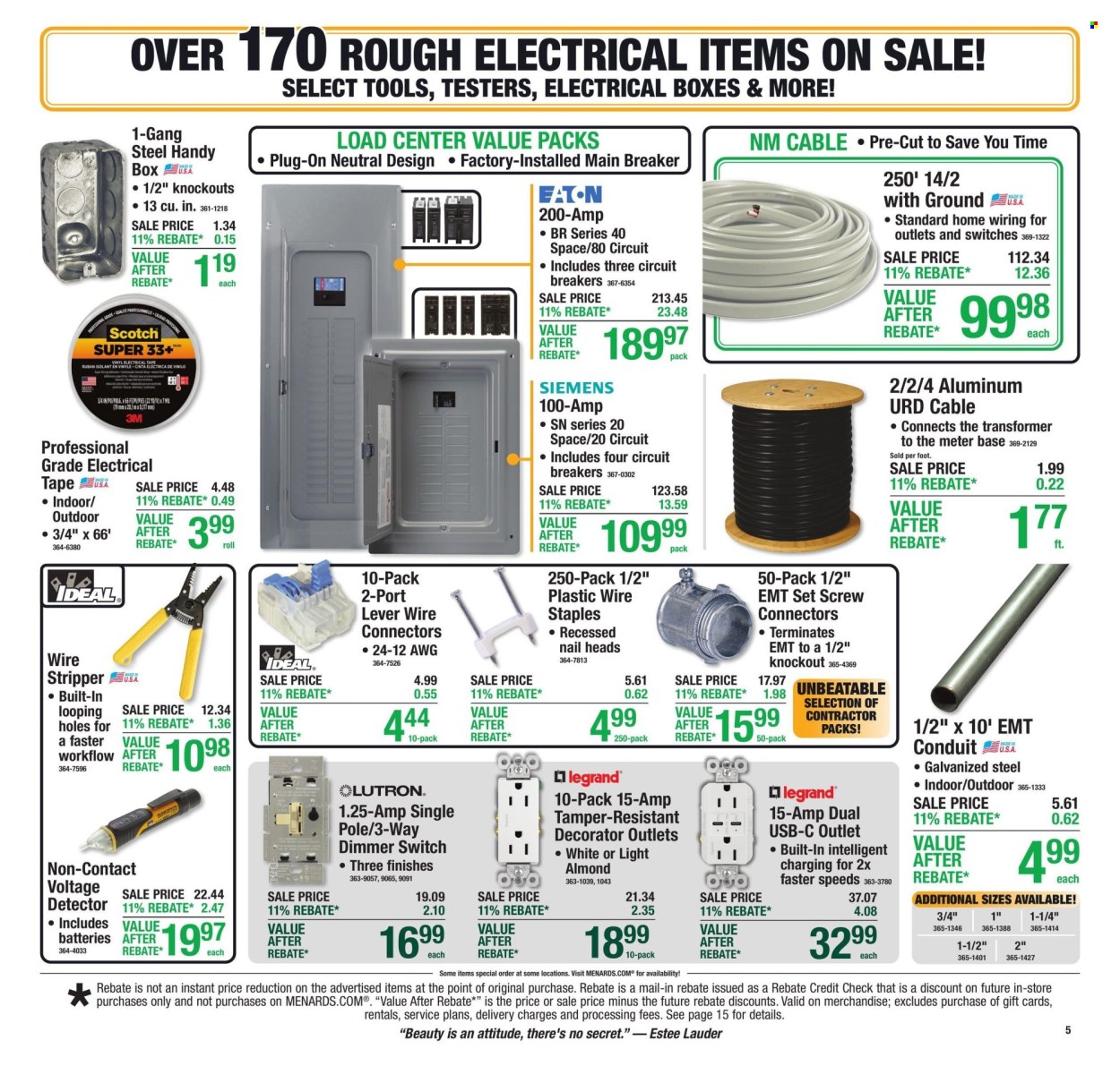 Menards ad - 10/01/2026 - 10/11/2026. Page 7