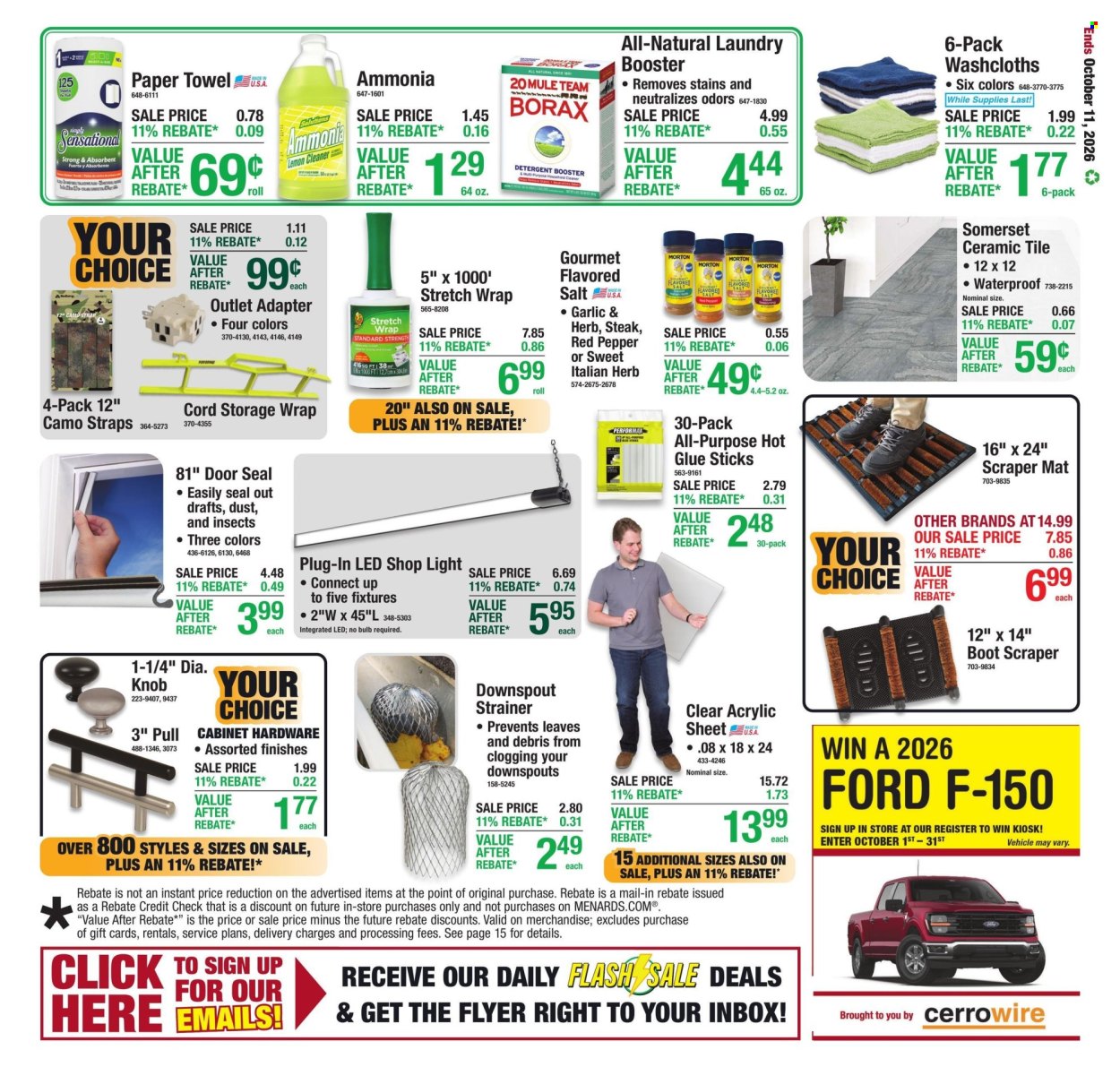 Menards ad - 10/01/2026 - 10/11/2026. Page 23