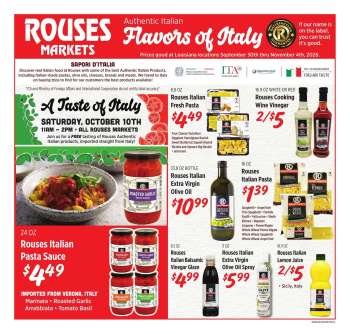 Rouses Markets Flyer - 09/30/2026 - 10/04/2026.