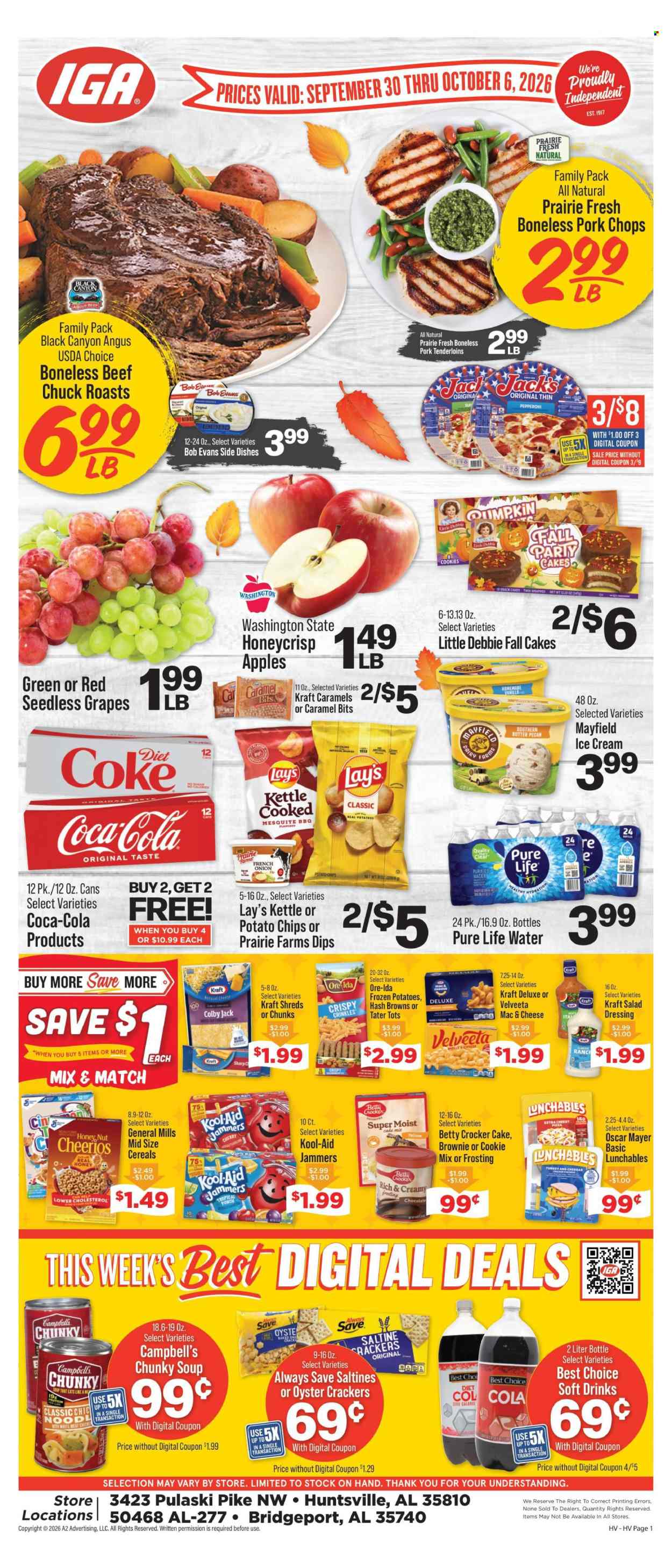 IGA ad - 09/30/2026 - 10/06/2026. Page 1