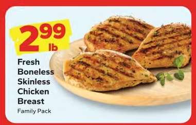 Fresh Boneless Skinless Chicken Breast