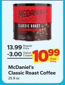 McDaniel's Classic Roast Coffee
