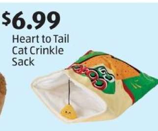Heart to Tail Cat Crinkle Sack