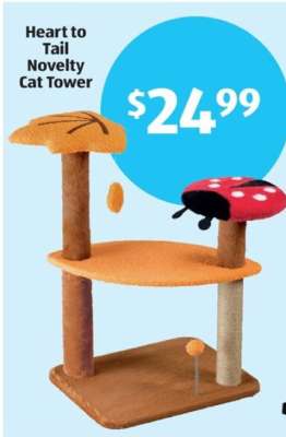 Heart to Tail Novelty Cat Tower