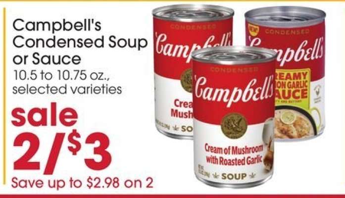 Campbell's Condensed Soup or Sauce