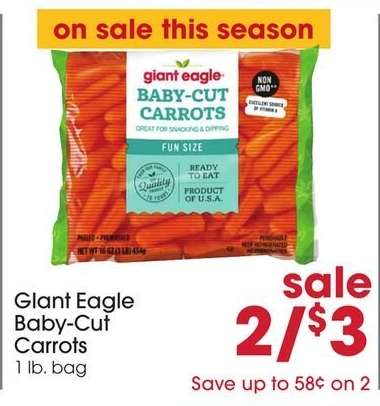 Giant Eagle Baby-Cut Carrots