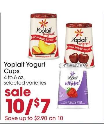 Yoplait Yogurt Cups