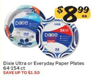 Dixie Ultra or Everyday Paper Plates